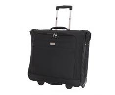 Karabar Housse de Voyage pour Transport de Vêtements avec 2 Roues 1 Metre 3,5 kg 55 Litre, Stanley Noir