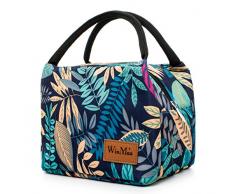 winmax Sac Isotherme Repas Femme Grande Capacité Sac à Déjeuner Sac Transport Repas Lunch Bag pour Travail Ecole Pique-nique