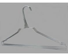 RSR Hangers 100 x cintres Cintre en Fil métallique Lot de cintres galvanisés métal Fil cintres à Pantalons galvanisés 40 cm *Super QUALITÉ*