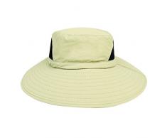 Larges bords Fischer Chapeaux chapeau de brousse – Protection Solaire UPF 50 + chapeau – Adulte unisexe Poubelle Chapeaux Casquette avec kinnband Pêche Chapeaux pour extérieur randonnée (kaki)