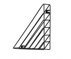 Dire-wolves Porte-journaux Mural Etagère Murale Étagère À Livres Etagère Suspendue Porte-Revue Mural Fer Tenture Murale Étagère De Rangement Étagère Murale pour Bureau