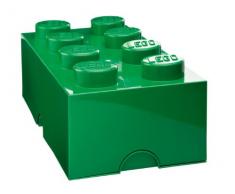 Lego Brique de rangement 8 plots Vert (Import Grande Bretagne) 25 x 50 x 18cm