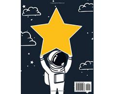 Carnet de Dessin: Cahier de dessin pour enfant. Couverture matte, motif astronaute portant une étoile. Le cadeau idéal pour les petits artistes. Format 21.6 x 27.9 cm. 120 pages