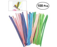 NUOBESTY 100 Pcs Métallique Torsion Liens Pain Sacs Cravate Dot Traiter Sacs Bonbons Pâtisserie Cupcake Sac Couleur Aléatoire