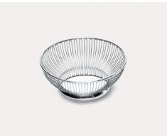 A di Alessi 826/20 Corbeille à fruits ronde à fil en acier - 20,5 cm