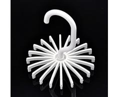 Aofocy Cravate pivotante Cravate rotative Porte-Foulard Organisateur Applicable à Cravate Support for Cravate Applicable à la Cravate et aux Foulards Blancs