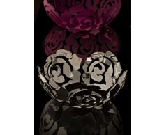 Alessi ESI15/29PR La Rosa Corbeille à Fruits en Acier Inoxydable Résine Epoxy Argenté
