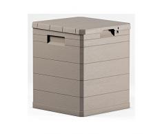 TOOMAX - Coffre Coffre résine jardin Multi-usages Toomax Woodys 90 cm cm 42 x 44 x 50 h