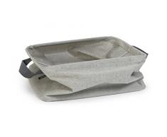 Brabantia 105685 Panier à Linge Pliable, Grey, Autre, Gris, 30 x 20 x 10 cm