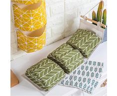LQZ(TM) Sac de Rangement Suspendu Panier Pochette de Rangement Sac Organisateur Mural en Toile de Coton (Jaune)