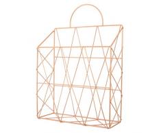 Yanhonin Porte-Revues Mural, Porte-Journaux Porte-Magazine élégant en Fer, Organisateur De Bureau Maison pour Journaux Livres