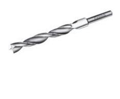 Famag Lot de 8 mèches à bois CV en spirale + boîte de rangement en plastique