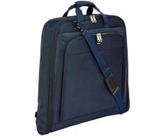 AmazonBasics Housse de transport pour vêtements de qualité supérieure, Bleu Marine- 1 m