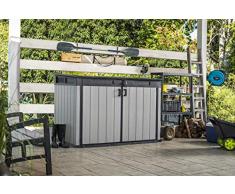 KETER Coffre de Jardin en Résine Brossium 2100L - Gris Anthracite