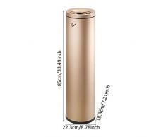 Bacs à ordures extérieurs Fire Safe en acier inoxydable Cendrier dextérieur Poubelle verticale élimination de cigarettes Prise de cigarettes avec poubelle Cendrier permanent (Color : Silver-a)