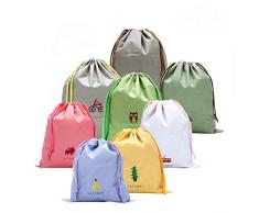 Creativee Sac de Rangement étanche avec Cordon de Serrage, Sac de Rangement pour la Gym, Le Sport, la Natation, Le Voyage Essentiel, Sac à Linge, Trousse de Toilette