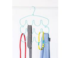 Brabantia 110702 Cintre à Accessoires Soft Touch Vert Menthe, Métal, 1,5x38,5x41 cm