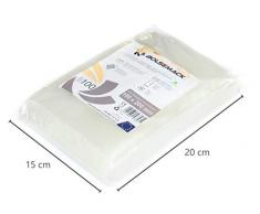 Sacs Sous vide gaufrés 150x200mm (15x20 cm.) 100 unités, à usage alimentaire pour tout type dappareil de mise sous vide
