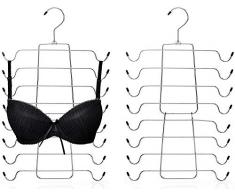 Chingde Cintre Multicouche, 2 pièces cintres en Acier Inoxydable, cintres pliants pour économiser de lespace, Cintre de Camisole,Organisateur de Cintre en métal pour Le ménage