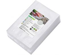 Sac Sous Vide Alimentaire de 100 Sacs 20 x 30cm Sacs Sous Vide Pack, sans BPA, Approuv¨¦ LFGB, pour Conservation des Aliments, la Cuisson et Cuiseur Sous Vide