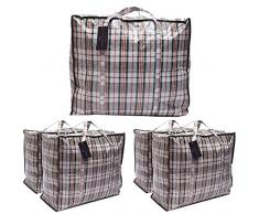 DECO EXPRESS Sac de Rangement Reutilisable (Emballage de 5)