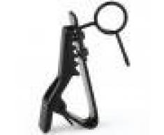 MagiDeal Pince Micro Cravate en Métal Porte Clip Holder Microphone 6mm Noir