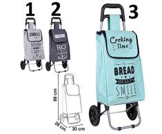 Les Colis Noirs LCN - Chariot de Course 25L - Mod2 Noir - Transport Rangement - 005