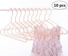 Cocomaya Cintre à vêtements en métal robuste avec encoches pour vêtements de bébé, 30,5 cm