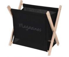 Koopp Porte-revues pliable en toile et bois