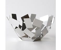 A di Alessi La Stanza Dello Scirocco Corbeille à Fruits en Acier Inoxydable 18/10 - Inox