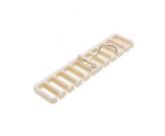 Bebliss Grand Support de Stockage de Ceinture, Porte-Cravate, Porte-Foulard, Porte-Ceinture, Organisateur, Porte-Cravate, Marron pour la Maison