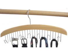 Cintre en Bois - Bois de Hêtre - Porte-Cravates ou Porte-Ceinture - 1 Pièce