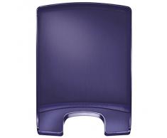 Leitz Corbeille à Courrier Style - Bleu Foncé Effet Brossé