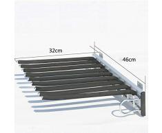 Wardrobe clothes rail Porte-Manteaux latéral pour Armoire, Porte-Pantalons Push-Pull, Porte-Pantalons télescopique, Pantalon antidérapant(B2,46cm x 32cm,)