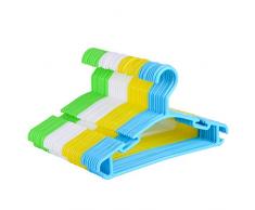 Balala Cintres Bebe, Cintres Vêtements pour Enfants en Plastique de Stockage Cintres durables 40 pièces 27.5 cm