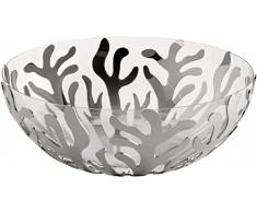Alessi Esi01set Mediterraneo Saladier en Acier Inoxydable 18/10 Brillant et Bol en Résine Thermoplastique, Ø 29 Cm