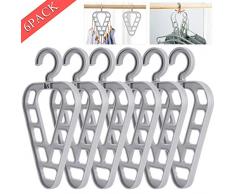 Fostoy Cintres,Crochet Pivotant à 360 ° Cintres en Plastique de Qualité Supérieure,Organisateur de Garde-Robe Magique,Innovant Cintres déconomie de lespace