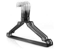 Hangerworld Lot de 100 Cintres en Métal Noir 40 cm