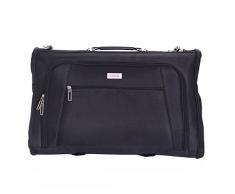 Slimbridge Housse de Voyage pour Transport de Vêtements et Bagage Cabine à Main 1 Metre 1,6 kg 44 Litre, Rha Noir