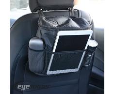 eyepower Sac de Rangement Isotherme 25x26x12cm à accrocher au siège-auto Noir