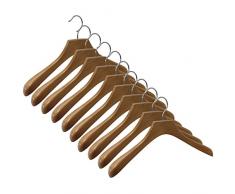 Cintres en bois Deluxe, 10er Pack