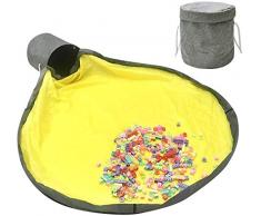 a ray of sunshine Tapis de Jeu Organisateur de Jouets,Tapis de Jeux Sac de Rangement,Panier de Rangement pour Jouet,Panier de Rangement Enfant,Sac de Rangement Jouet,Sac a Jouet Rangement