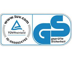 Rossignol 3306-01 Corbeille à papier métal avec étouffoir 30 litres 31,5 x 49,2 cm Noir