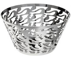 Alessi Sg29 Ethno Porte-fruits Ajouré en Acier Inoxydable 18/10 Brillant, à 23 Cm