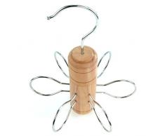 Hangerworld Cintre porte-accessoires en bois de cèdre pour cravates/foulards