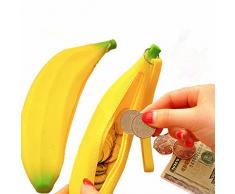 OVERMAL Jolie Cravate Fermeture De Silicone Banane Les Porte - Monnaie Multifunctio Portefeuilles