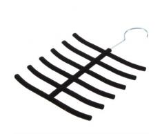 SODIAL(R) Porte-cravates de flocage Noir