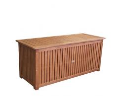 Coffre de Rangement / Coffre de Stockage 133x58x55cm pour Coussins de Jardin