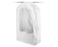 KONKY Housses de Vêtements Transparent Etanche Anti-Poussière Protection Vêtements Couvre Housse Protège Portant Universelle Garment Covers pour Chemise Costumes Manteaux Clothes 30x120x60CM
