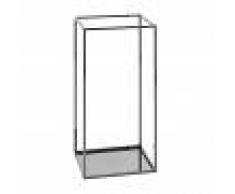 Schönbuch Rack - Porte-Parapluie carré - chrome fume/brillant/LxPxH 30x30x59cm